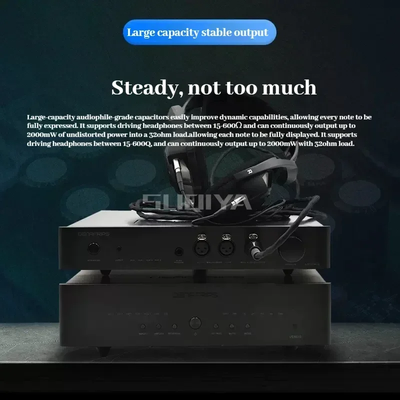 SUQIYA-ARTEMIS Fever HiFi Decoding Fully Balanced Headphone Amplifier Preamplifier Built-in Linear Power Supply - Image 2
