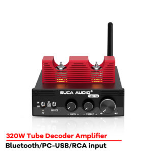 SUCA AUDIO Fever Bluetooth 5.0 Tube Amplifier Power Amplifier 320W Decoding Front Gallbladder Rear Stone Amplifier