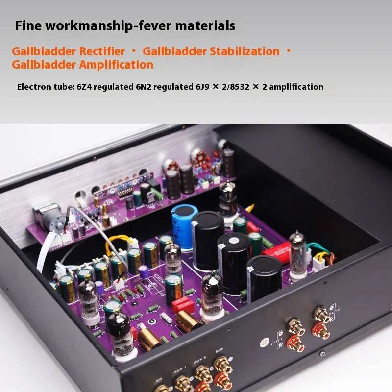 SUQIYA Fever Tube Preamplifier Home Amplifier with Remote Control Classic Circuit - Image 5