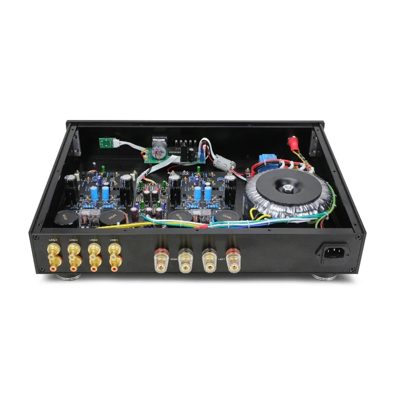 SUQIYA-New Based on NAIM NAC152 Preamp & NAP200 Combined Amplifier 75W+75W 8 Ohm 4 Way RCA Input With Remote Control Version - Image 5