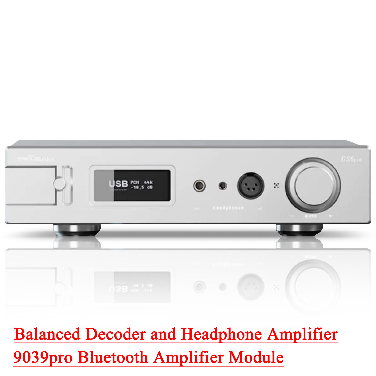 SUQIYA DS6PRO New Balanced Decoder Headphone Amplifier All-in-One 9039pro Bluetooth Headphone Amplifier Module