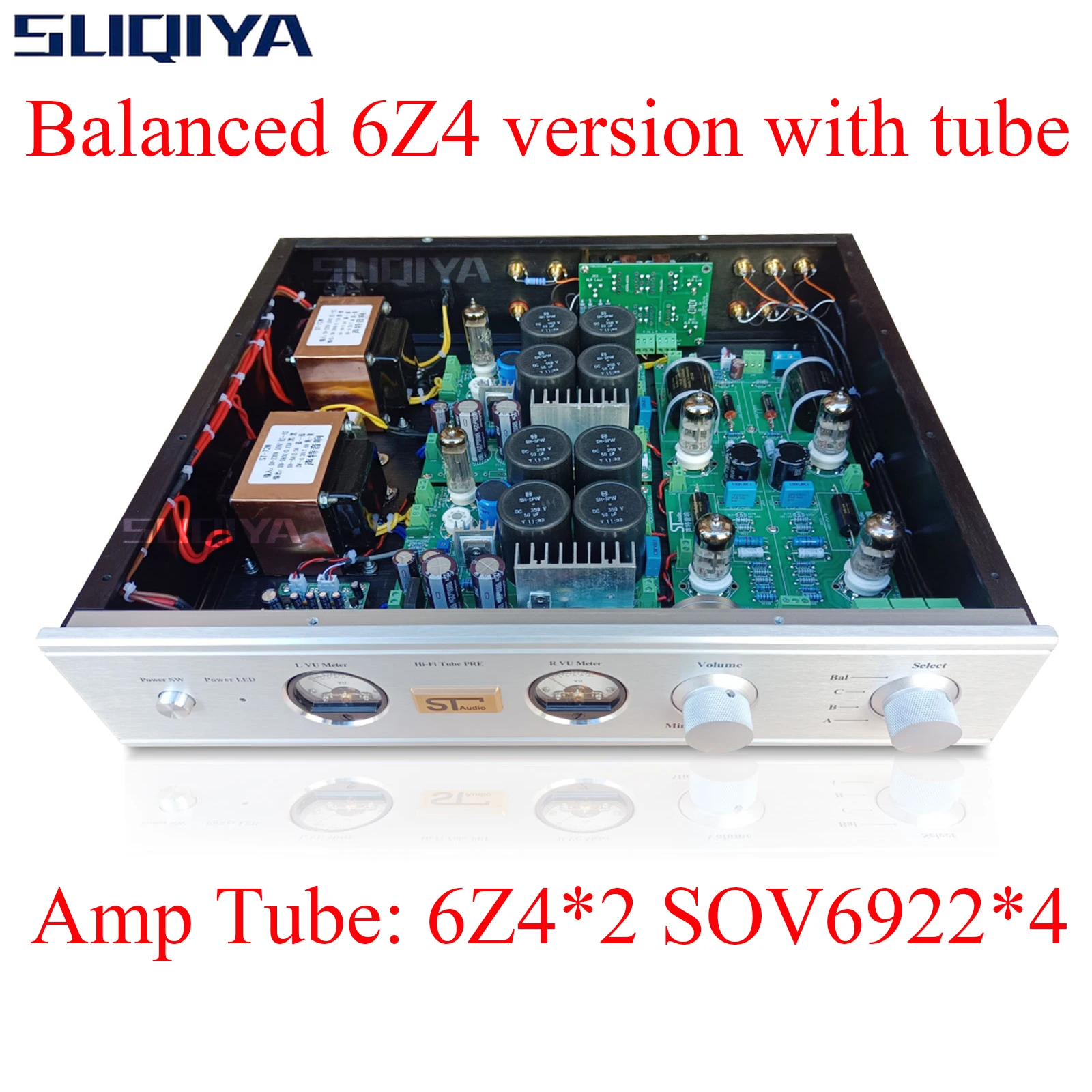 SUQIYA-Refers To Audio Research Corporation SP10 6Z4 6X4 6922 ECC88 E88CC 6DJ8 Balanced Tube Preamplifier Audio - Image 12