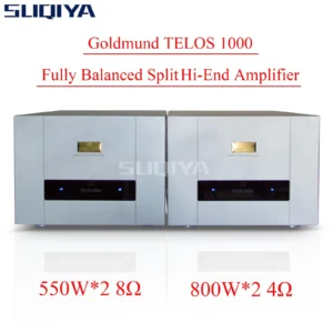 SUQIYA-Goldmund Telos 1000 Power Amplifier 550W *2 8Ω  HIFI Fully Balanced Home High-end Audio Amplifier Split Amplifier