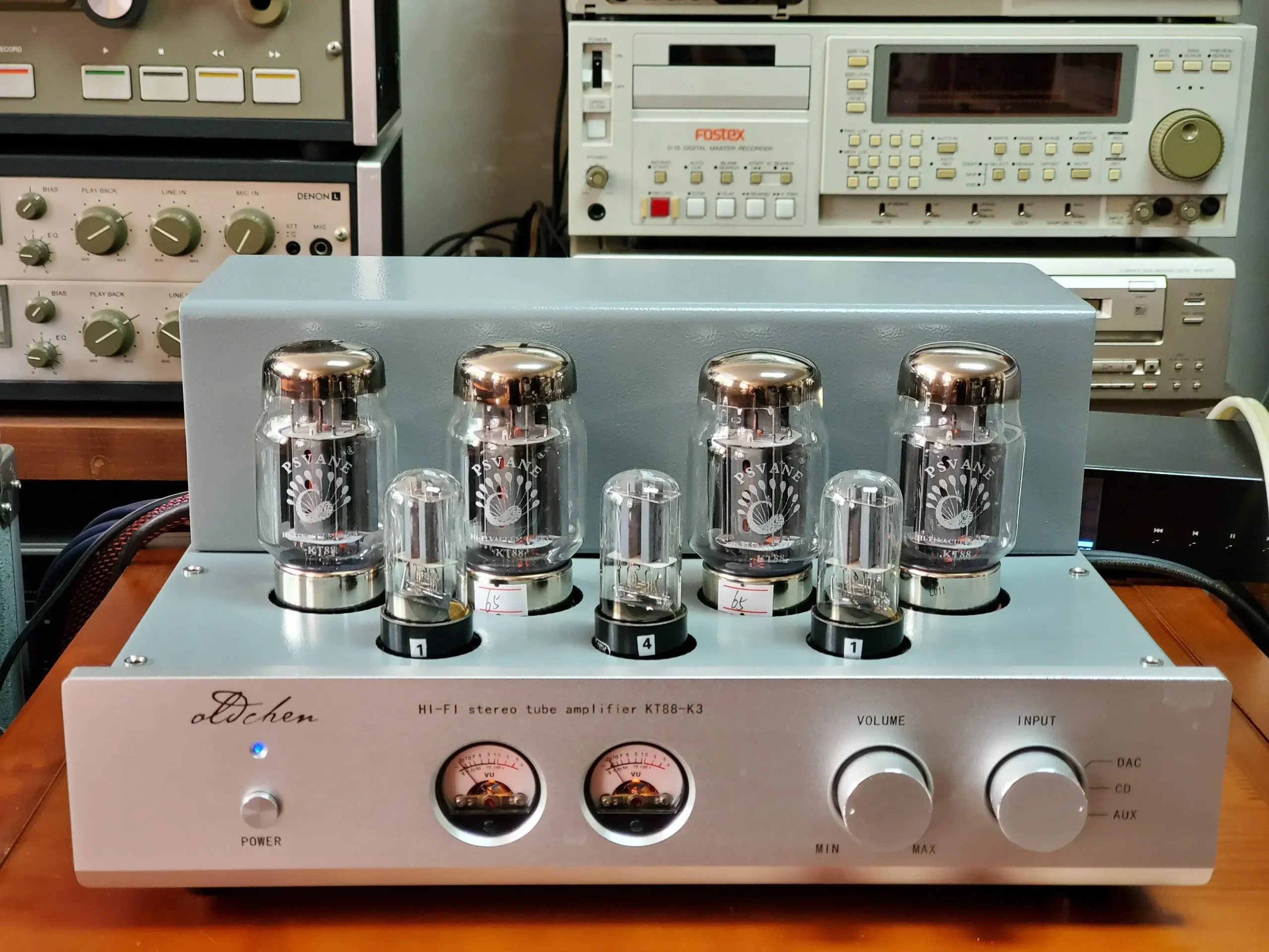 LaoChen K3 KT88 Push-Pull Tube Amplifier HIFI EXQUIS AIQIN 45Wx2 Class A Handmade Scaffolding Amp OCK3 OldChen - Image 6