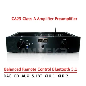 SUQIYA CA29 Balanced Remote Control Bluetooth 5.1 Class A Tube Amplifier Preamplifier with Hifi Pure Power Amplifier