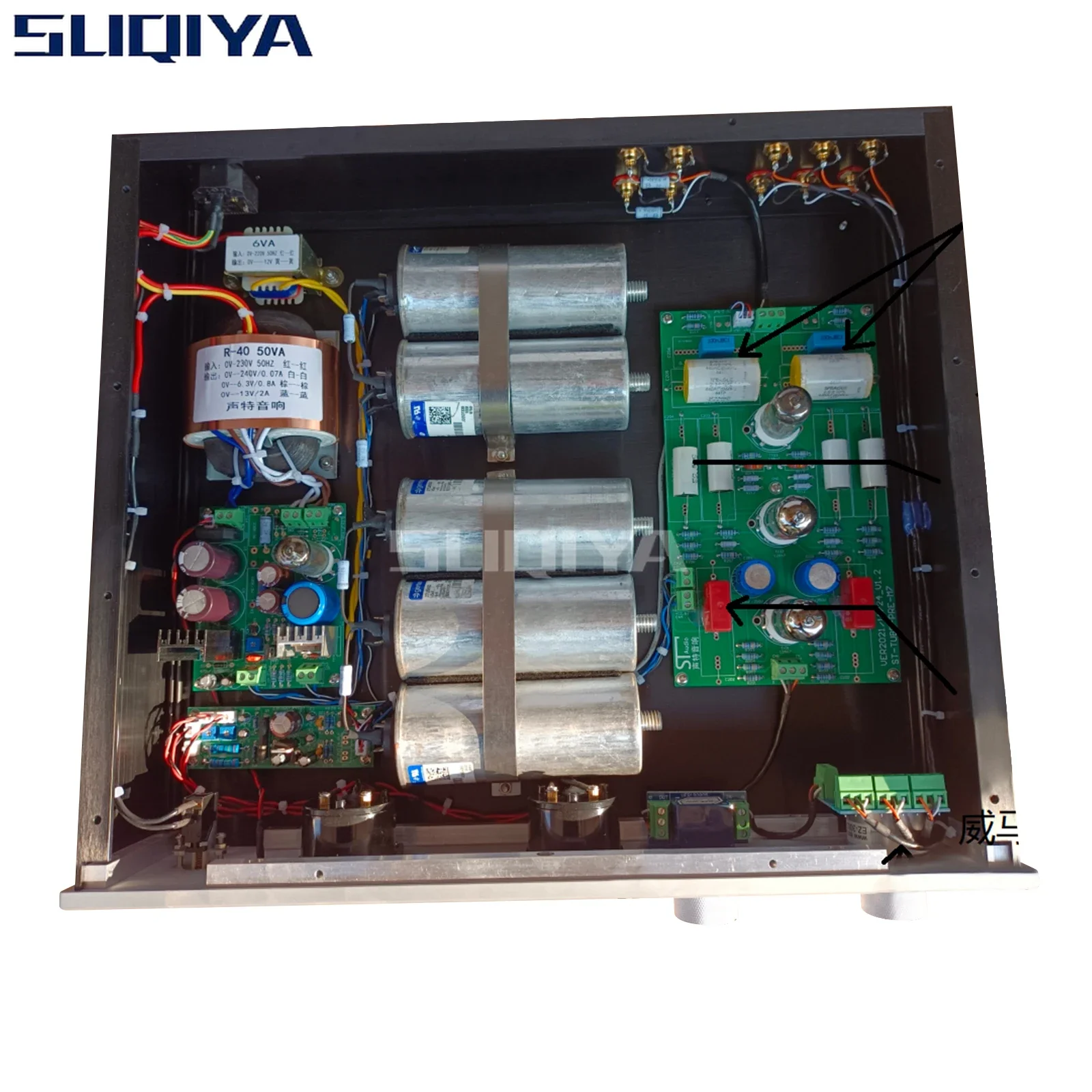 SUQIYA-High Pressure Oil Immersed Capacitor Marantz M7 FET 2SK1170 12AX7 Tube Preamp 6X4 12AU7 Tube Preamplifier Amplifier Audio - Image 5