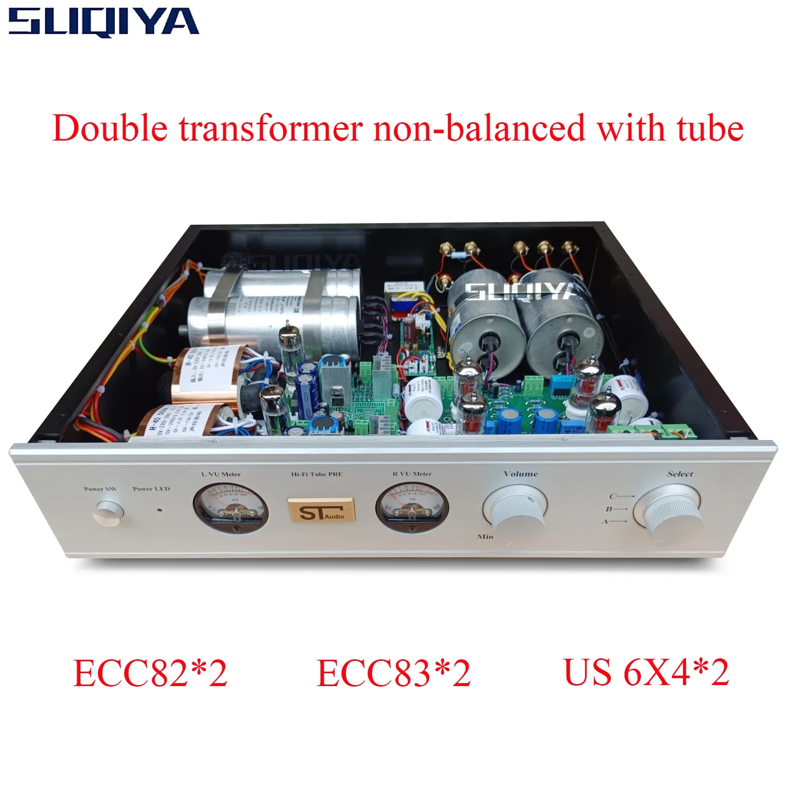 SUQIYA-Hotan Maos Balanced ECC83 ECC82 6Z4 Tube Preamp EZ90 6x4 Tube Preamplifier Amplifier Audio - Image 9