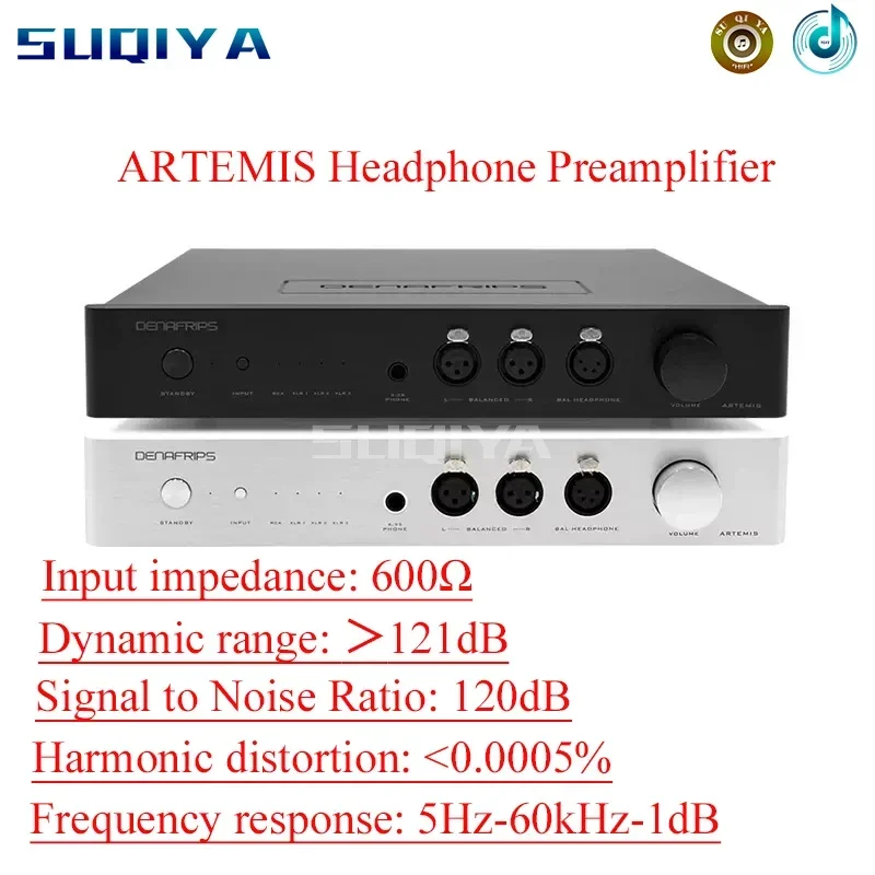 SUQIYA-ARTEMIS Fever HiFi Decoding Fully Balanced Headphone Amplifier Preamplifier Built-in Linear Power Supply
