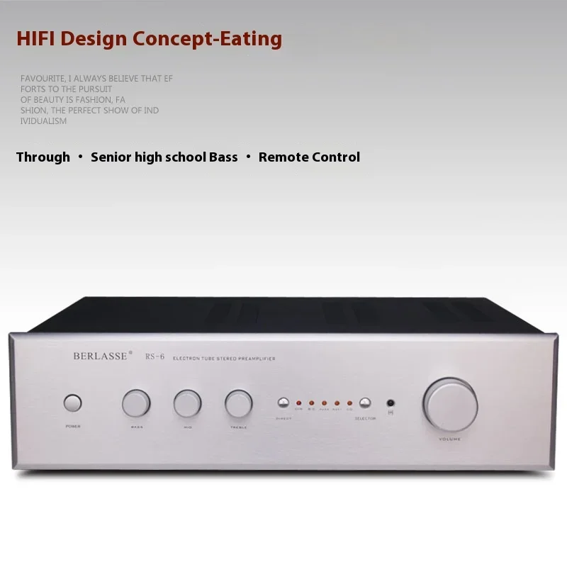 SUQIYA Fever Tube Preamplifier Home Amplifier with Remote Control Classic Circuit - Image 3