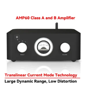 SUQIYA 70W *2 Hi-Fi Desktop Stereo Digital Power Amplifier for Audio Bluetooth 5.0 Pure Rear Amplifier APTX HD Dual RCA Input